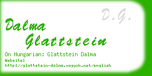 dalma glattstein business card